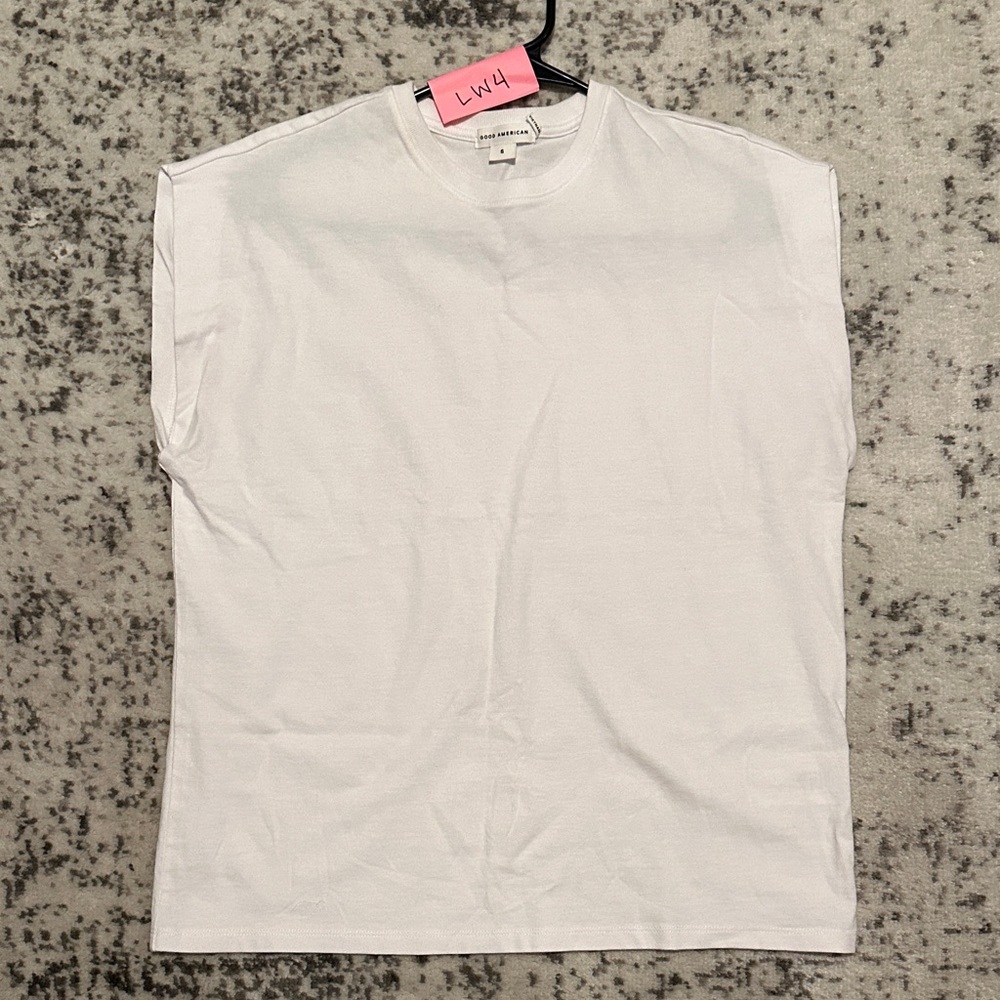 White Sleeveless Top